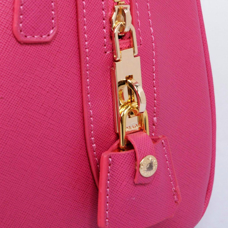 2014 Prada Saffiano Leather 32cm Two Handle Bag BL0823 rosered for sale - Click Image to Close